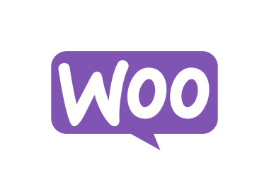 The logo of WooCommerce, the WordPress e-commerce plugin known for its strong SEO performance.