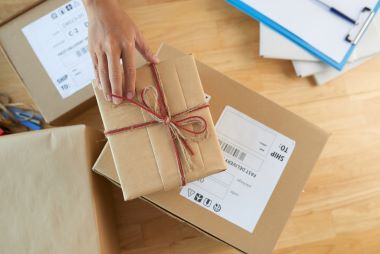 Multiple postal and mail matters on the desk